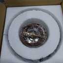 Glass Pendant Lights Kitchen Island: Vintage Pendant Light Fixtures Small Pendant Light Dining Room, Clear Hanging Light for Living Room, Schoolhouse, Entryway, Foyer, E26 (Gold)