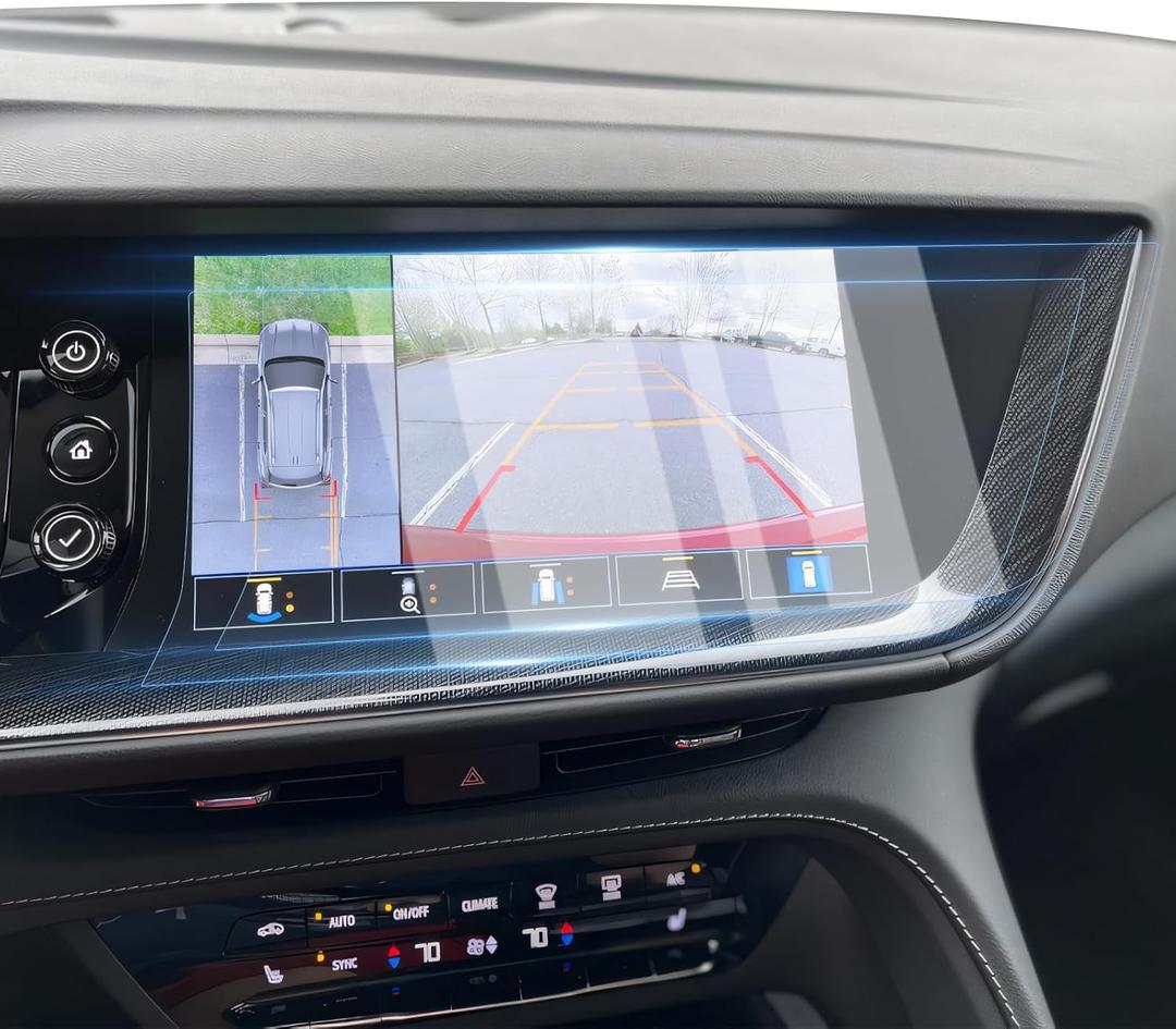 Karltys [Upgrade] 2 Pack Screen Protector for [No Glare & Fingerprint] Tempered Glass Buick Envision 2023~2021 10.2-Inch