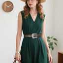 Western Belts Vintage Cowgirl Cowboy Country Belt for Woman Men Gifts, Carved Buckle-Belts for Jeans Pants Dresses (Brown)