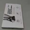 Airplane Foot Hammock, No Collapse Foot Rest for Plane Travel with Extended Adjustment Strap, Portable Desk Foot Hammock with Thickened Foam, Foot Sling Travel Essentials to Relax Your Feet (1 Pc Black)