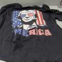 'Merica Trump Shirt Funny Trump 4th of July American Flag T-Shirt Large