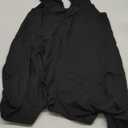 Women's Summer V Neck Tank Top Romper Sleeveless Loose Casual Shorts Jumpsuit Overalls with Pockets Outfits Clothes (L, Black)