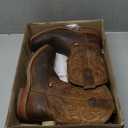 Dan Post Mens Abram Embroidered Square Toe Pull On Casual Boots Mid Calf - Brown (10)