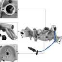 AULINK 68252670AA Oil Pump with 926-235 Solenoid Valve for Chrysler 200 300 Town Country,DODGE Avenger Challenger Charger Durango Caravan Journey,JEEP Cherokee Wrangler,RAM 1500 3.2L 3.6L 2011-2020