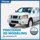 Headlights for 2004-2015 Nissan Titan, 2005-2007 Armada OEM Headlamp Replacement, High/Low Beam W/Bulbs, Driver & Passenger Side