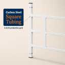 Prime-Line 3-Bar Window Security Grill, Adjustable 23-1/2 to 38 in., White