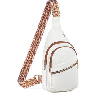Xsecnua Crossbody Sling Bag Small Sling Backpack, Cross Body Bag Chest Bag for Women Men Travel Hiking Daypack