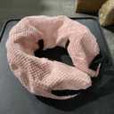 Soft Inflatable Dog Cone Collar for Large Medium Small Dogs Cats After Surgery - Neck Donut, E Collar Alternative for Recovery (Pink)