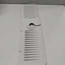 24 Inch Longer Faucet Mat for Kitchen Sink [5Slope Fast Self-draining]Bathroom Kitchen Sink Splash Guard Silicone Sink Faucet Mat Splash Guard Kitchen Sink Area Tidy Splash Faucet Guard Draining Mat (Light Gray)