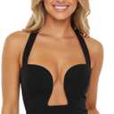 Womens Summer Trendy Double Lined Going Out Tops Sexy Halter Top Low-Cut Tank Tops Backless Sleeveless Shirts, Black, Small