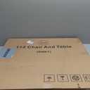 IDEALHOUSE 3 Piece Boys Girls Folding Table and Chairs Set, Activity Table and Chairs Set for Dining Room, Daycare, Classrooms