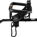 Lixada Bike Baby Seat Kids Child Safety Carrier Front Seat Saddle Cushion with Back Rest Foot Pedals