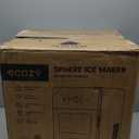 ecozy 2" Clear Ice Ball Maker with CrystalFlux Technology, 4 pcs in 40 Mins, 144 pcs/Day, Sphere Ice Maker with Enhanced Insulation, Automatic Water Supply, Self-Cleaning for Whiskey & Bourbon (Matte Black)