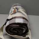 Waterproof Picnic Blanket Outdoor Camping Beach Mat Extra Large Foldable Car Essential Roadtrip Gadget Rv Accessories Glamping Tent Gear Must Haves Hiking Stuff Backpacking Necessities Gift (80''*80'', Plaid Beige)