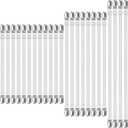 Boao 24 Pcs Bed Sheet Straps Heavy Duty Adjustable Elastic Fasteners Fitted Bed Holder Mattress Corner Sheet Fasteners Clips for Home Room Couch Supplies(White)