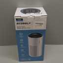 Air Purifiers for Home Large Room Cover Up to 1500 Ft with True HEPA Filter, 20dB Sleep Mode, 360 Air Intake & Outlet, Air Cleaner for Bedroom Pets, 7 Color Light, HAP604, Off-White