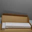 LazBlinds 2-inch Cordless Faux Wood Blinds with Royal Valance, Room Darkening Horizontal Window Blinds, Inside Mount Blinds for Windows - Fit for Window 23" W x 36" H - White