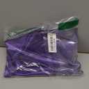 12 Pack Satin Table Cloth Napkins, 17x17 Inch Purple Silky Wedding Napkins Cloth Washable, Luxury Dining Table Cloth Napkins Set for Birthday Holiday Party Dinner Restaurant