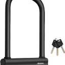 NDakter Large Bike Locks Heavy Duty Anti Theft, 18mm Thick, Motorcycle Wheel Lock with 3 Keys, for Ebike, Escooter, Fat-Tire and Dirt-Bike