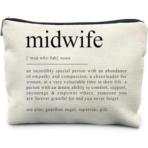 RYYCDOI Jesus makeup bag person Cosmetic Bag, Midwife Definition, Pack of 2