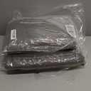 SecosAutoparts Graphite Gray Leather Driver & Passenger Side Bottom & Top Replacement Seat Covers Compatible with Toyota Tundra 2007 2008 2009 2010 2011 2012 2013