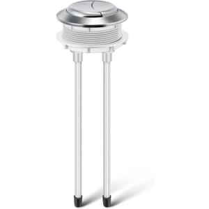 Enhon 1 Pack 48mm Toilet Tank Buttons, Flush Valve Dual Push Button Replacement Adjustable, Compatible with Glacier Bay Aquasource, American Standard, Twfords, Armitage Shanks, Geberit