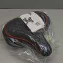 Oversized Bike Seat for Peloton Bike & Bike+, Comfort Seat Cushion Compatible with Peloton, Road or Exercise Bikes, Bicycle Wide Saddle Replacement for Men & Women, Accessories for Peloton (Red)