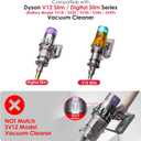 Dust Bin Fixed Sealing Ring Compatible with Dyson V12 SV18 SV20 Detect Slim/Digital Slim Vacuum Cleaner Canister Replacement Parts, Compatible with Dyson Bin Part No. 965272-01