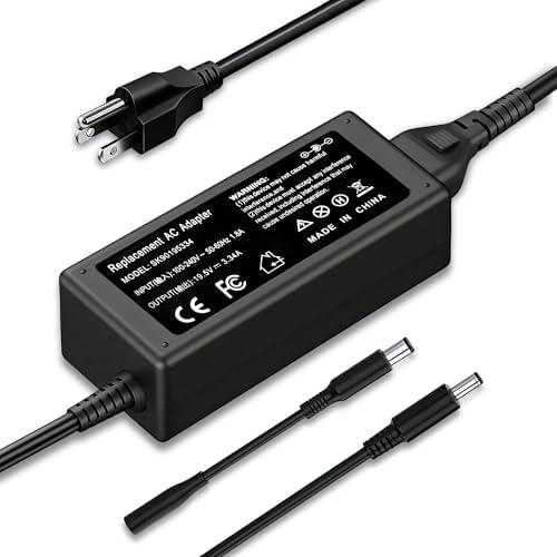 65W Laptop Charger Compatible with Dell Inspiron 15 14 13 11 16 17 15-7000 15-5000 15-3000 17-7000 17-5000 17-3000 13-7000 11-3000 2 in 1,3558 3181 5100 5535 5555 5559 5567 XPS 9350 9360 Power Cord