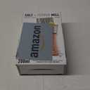 Willow & Everett Salt & Pepper Grinder Set with Stand - Stainless Steel Manual Mills & Holder with Adjustable Coarseness, Refillable Design for Peppercorns & Rock Salt Sold Separately (2 Count (Pack of 1)