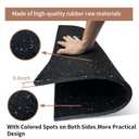 Goodhoily 2 Pack Heavy Duty Anti Vibration Pad Sound Absorbing Mat 19.7 x 19.7 Inch Rubber Vibration Pad for Washer, Dryer, Audio Equipment, Strength Training Equipment Mat