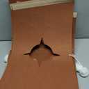 Interactive Cat Tunnel Mat for Indoor Cats, 4-Way Felt Cat Cave with Hanging Ball, Foldable Kitty Play Mat and Hideout, Pet Enrichment Toy for Kittens, Rabbits, Small Pets (Brown)