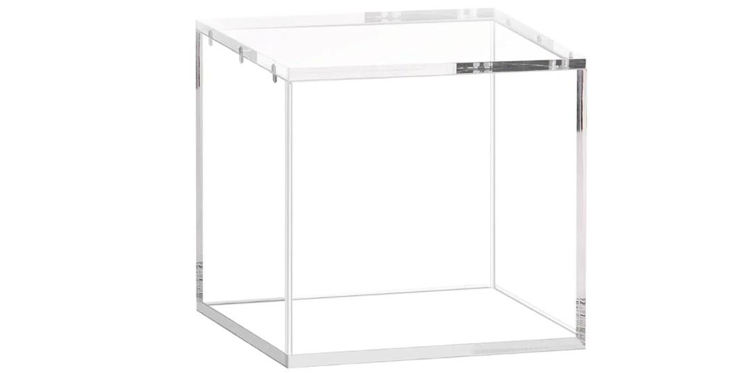 Acrylic Display Case Compatible with PKMN Booster Box Case 5mm Thick Stackable Booster Box Acrylic Case with Magnets Lid Clear Boxes for Display