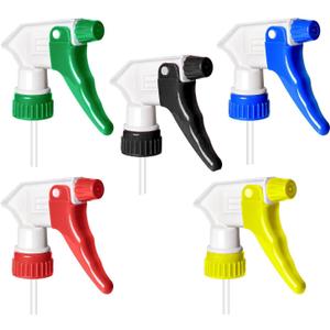 5 Pack Spray Nozzle for Bottles Universal Replacement Nozzle Heavy Duty Sprayer Trigger Head With Tube for Household Cleaning Car Detailing
