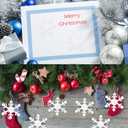 2 x 72 Pieces Paper Snowflakes Cutouts Christmas Snowflakes Shapes Paper Winter Snowflake Decoration Snowflake Bulletin Board Cutouts Snowflake Classroom Decor for DIY Craft Holiday Xmas Party Supplies