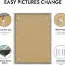 Hongkee 20x28 Picture Frame, Rustic Grey Wood Style, Wall Mounting