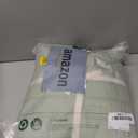 JELLYMONI Light Green Duvet Cover Full Size, 3pcs Washed Microfiber Bedding Set, Soft Breathable Seersucker Duvet Cover Set with Zipper Closure and Corner Ties for All Seasons