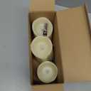 Flickering Flameless Candles with Remote and Timer, Realistic LED Candles, Battery Operated Candles for Christmas Home Wedding Birthday Decoration, Real Wax Set of 3(Ivory White)