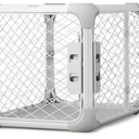 DIGGS Evolv Dog Crate - Slim, Durable Dog Kennel with Removable Ceiling Panel and Modular Design - Safe, Stylish, and Convenient (Ash, Medium)