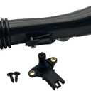 OKAY MOTOR 13717615026 Air Intake Duct Pipe Rear Intercooler for 2011-2015 BMW 135i 335i xDrive X1 N55 E82 E84 E88 E90 E92 E93 3.0L 13-71-7-615-026 13 71 7 615 026