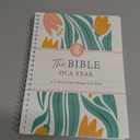 KBBYT The Bible In A Year: Spiral Bible Study Guide, 52-Week Bible Study Plan, A Yearlong Bible Study for Women (8.27 * 5.83inch)
