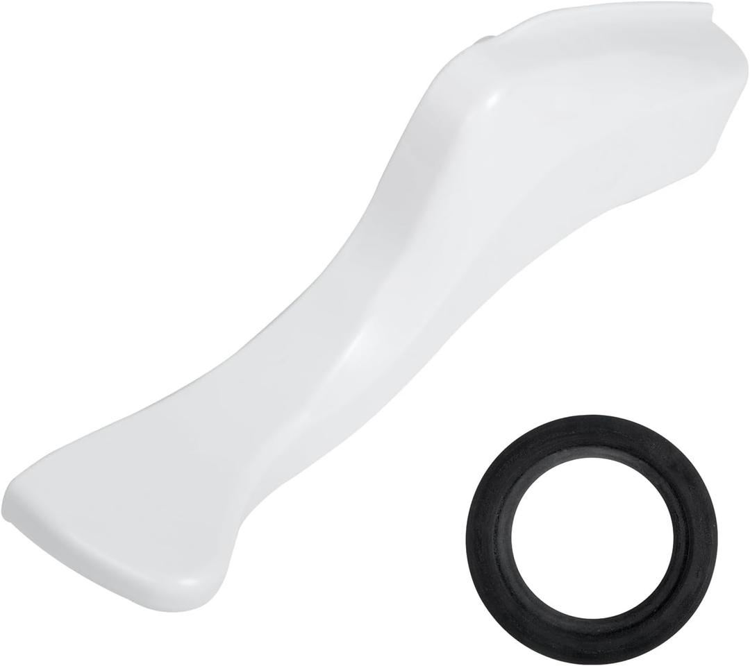 RV Toilet Foot Pedal Compatible with Thetford Aqua Magic Style II and Residence High Profile Camper Toilet Flush Pedal with Flange Seal Gasket Kits Replaces 42067