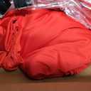 10 Panels 5ftx30ft Red Ceiling Drapes for Valentines Day Decoration 30 FT Extra Long Thick Polyester Wrinkle-Free Drapery Tent Decor Decorations for Birthday Party Ceremony Stage Swag, 60"W x 360"L