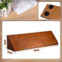 Eersida 2 Pcs Blank Business Wood Name Plate for Desk Name Plate Walnut DIY Personalized Wooden Name Plaque for Desk Nameplate for Office Classroom Gift 8 x 2 x 2 Inch