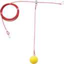 Baseball and Softball Batting Training Rope, Baseball Softball Hitting Trainer Aid,Rope Bat Swing Trainer,Baseball and Softball Training Equipment,Develop Better Hitting Skills