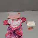 KYEESE Dog Pajamas Stretchy Onesie Lightweight Pjs Comfy Pet Clothes Velvet Doggie Jammies Soft Coat Plaid Dog Pajamas for Small Dogs Boy Girl, Pink, Large (Large (13-22lbs))