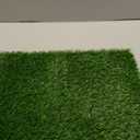 Dog Grass Pet Loo Indoor/Outdoor Portable Potty, Dog Litter Box, Artificial Grass Patch Bathroom Mat and Washable Pee Pad for Puppy Training, Full System with Trays (Pet Training Tray, 20"x16")