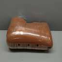 Bedsure Calming Dog Bed for Medium Dogs - Donut Washable Medium Pet Bed, 30 inches Anti-Slip Round Fluffy Plush Faux Fur Cat Bed, Fits up to 45 lbs Pets, Copper