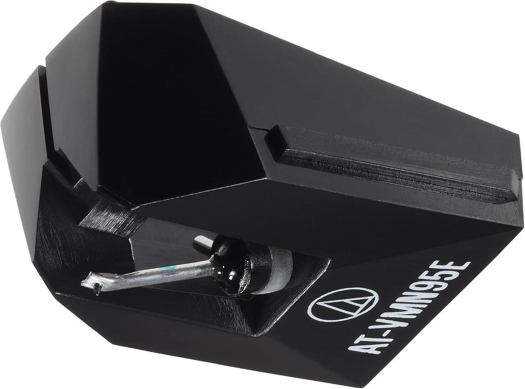 Audio-Technica AT-VMN95EBK Elliptical Replacement Turntable Stylus for AT-VM95 Series Cartridges, Compatible with AT-LP120X Series, AT-LP3XBT, AT-LPW40, AT-LPW50, AT-LP5X, AT-LP8X, Black