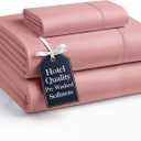 Casa Platino Bedding Sheets & Pillowcases, Pre-Washed Ultra Soft & Breathable Bed Sheets Twin, Brushed Microfiber Sheet Set, Fade Resistant Twin Size Sheets Set with Deep Pockets - Rose Dawn